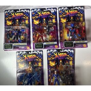 Set Of 5 Marvel Comics X-Men Mutant Armor Series (01L)